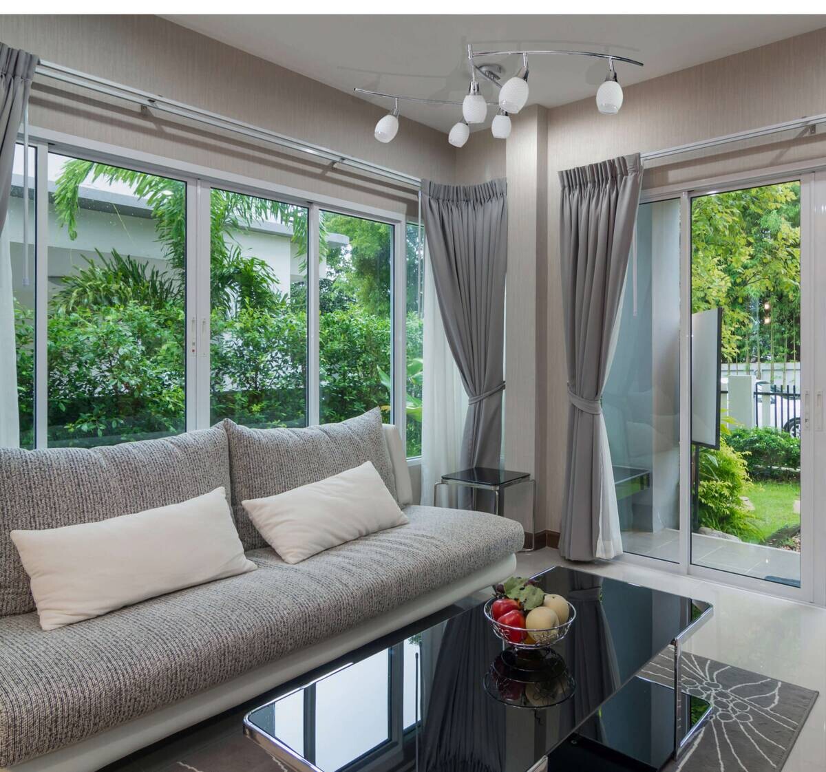 Näve Leuchten Spotschiene 1175242 Chrom Metall Glas B/H/T: ca. 9x15x160 cm 6 Brennstellen