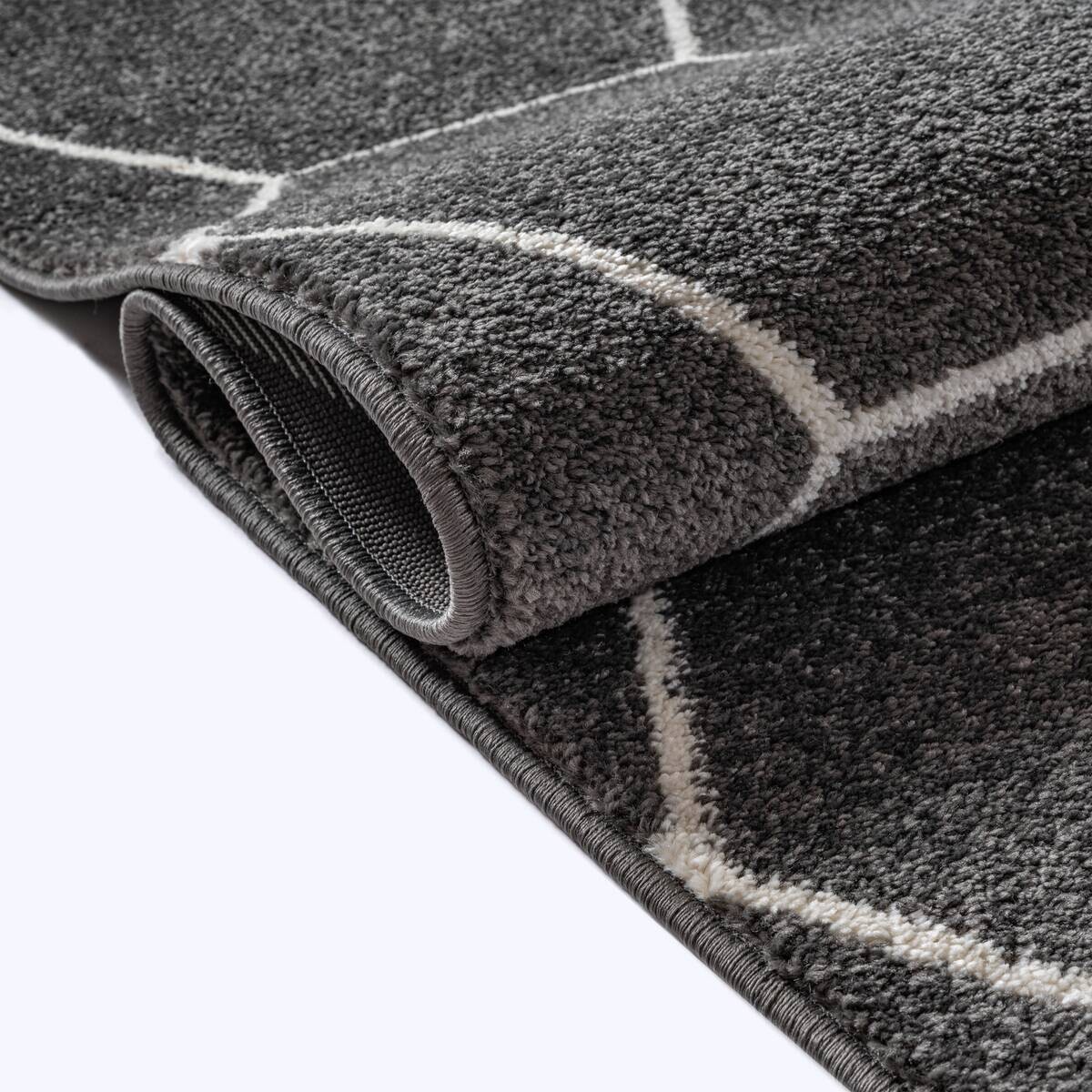 Sanat Teppich Trellis anthrazit B/L: ca. 80x150 cm