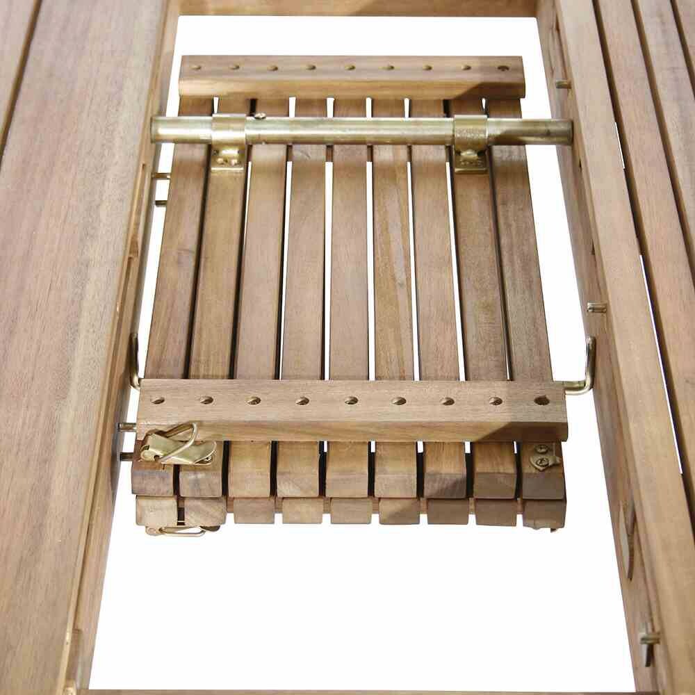 Gardamo Gartentisch FALUN beige Akazie