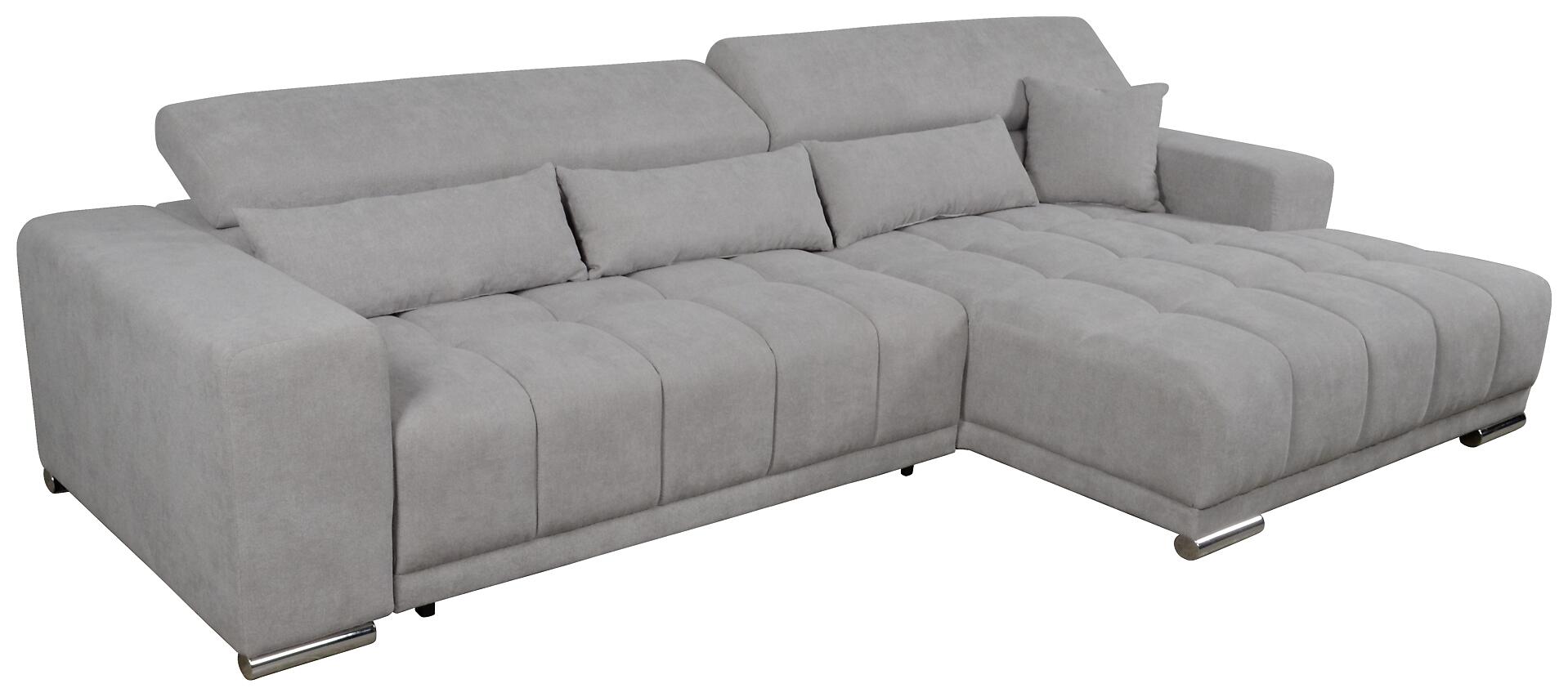 Ecksofa hellgrau Microfaser B/H/T: ca. 310x95x171 cm Ecksofa hellgrau Microfaser B/H/T: ca. 310x95x171 cm