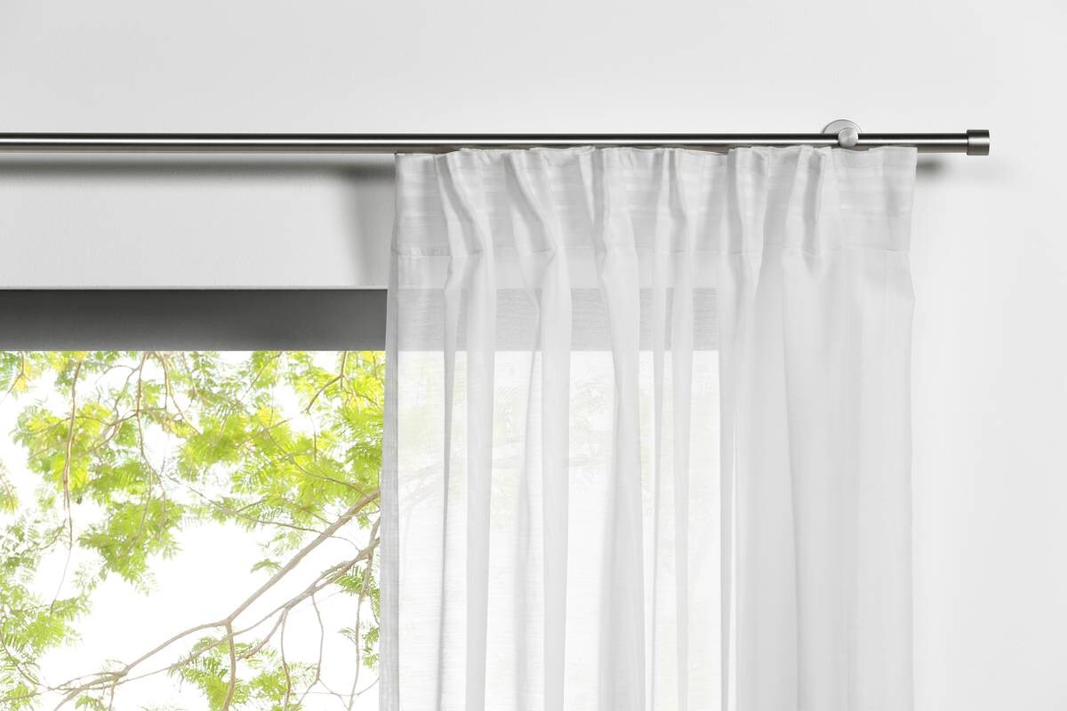 Kombivorhang 2er Pack Pure weiß B/L: ca. 135x245 cm