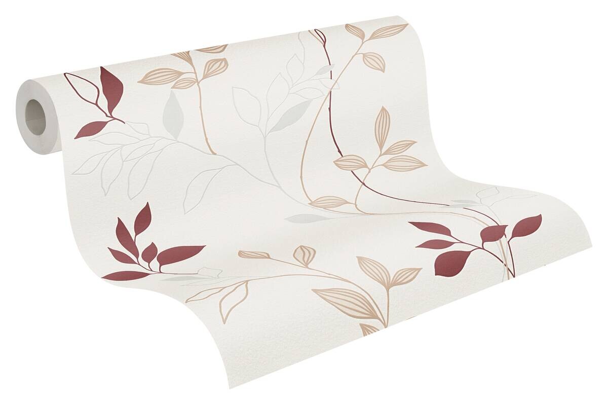 A.S.Creation Vliestapete rot beige B/H/D: ca. 53x1005x9,6 cm