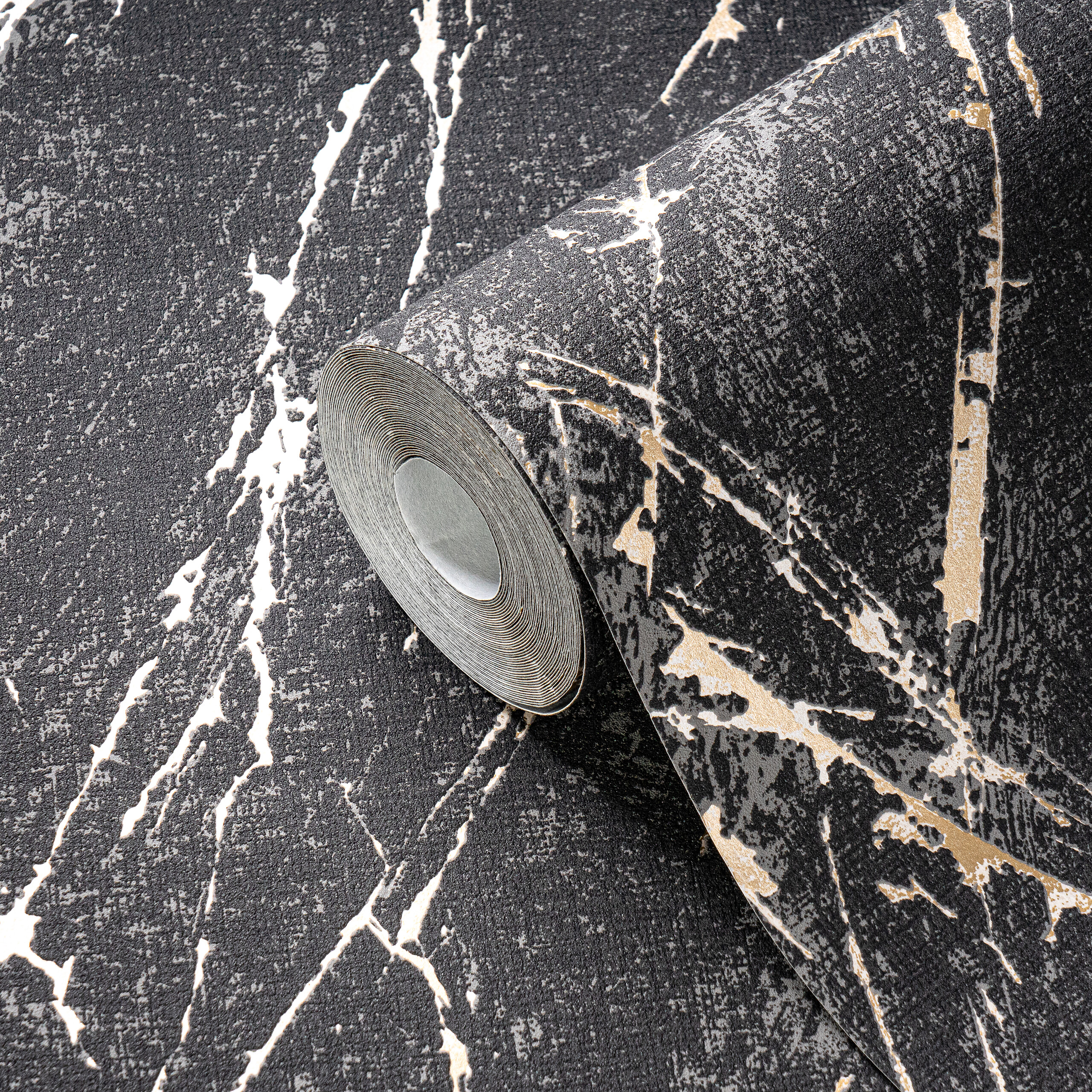 A.S.Creation Vliestapete silber gold B/H/D: ca. 53x1005x9,7 cm