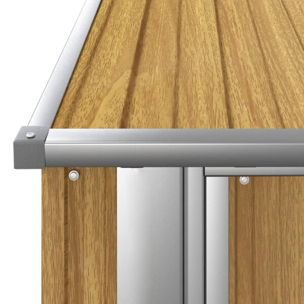 vidaXL Geräteschuppen braun B/H: ca. 180,5x209,5 cm