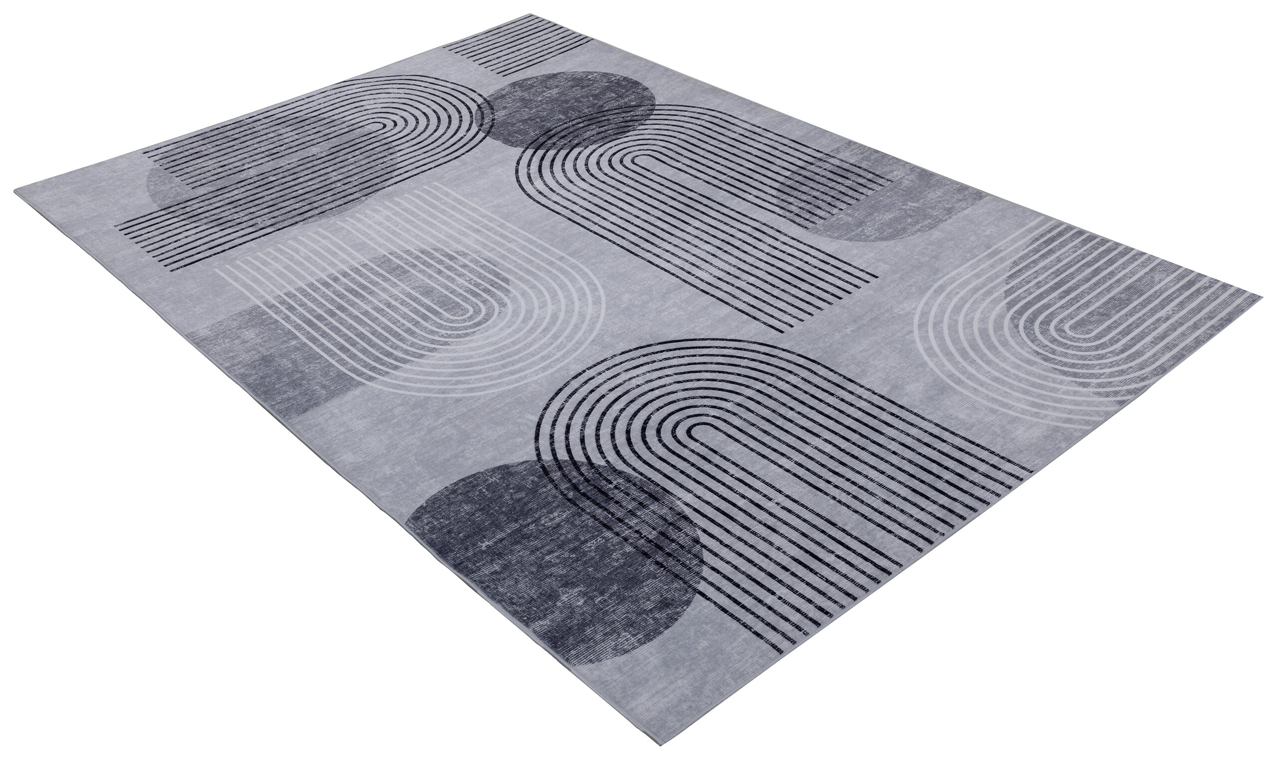 Obsession Teppich Avantgarde grau B/H/L: ca. 160x16x230 cm