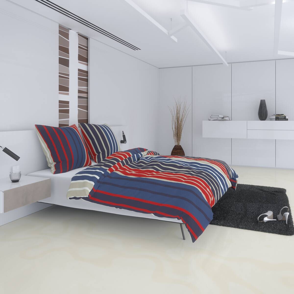 Baumwoll Bettwäsche Seersucker