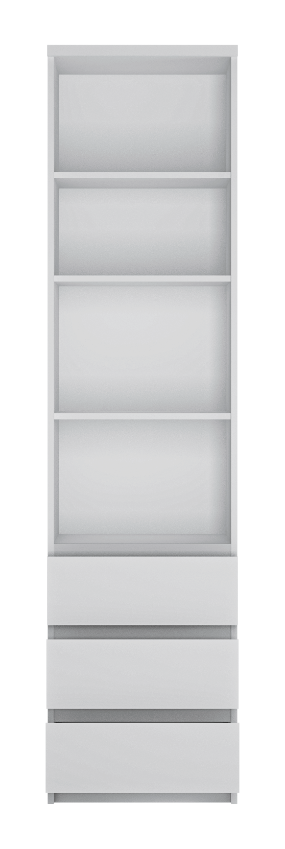 Regal Fribo Alpinweiß Spanplatte B/H/T: ca. 50x200x40 cm