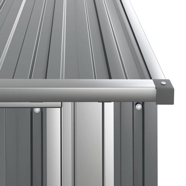 vidaXL Gartenhaus grau B/H/T: ca. 118,5x209,5x97 cm