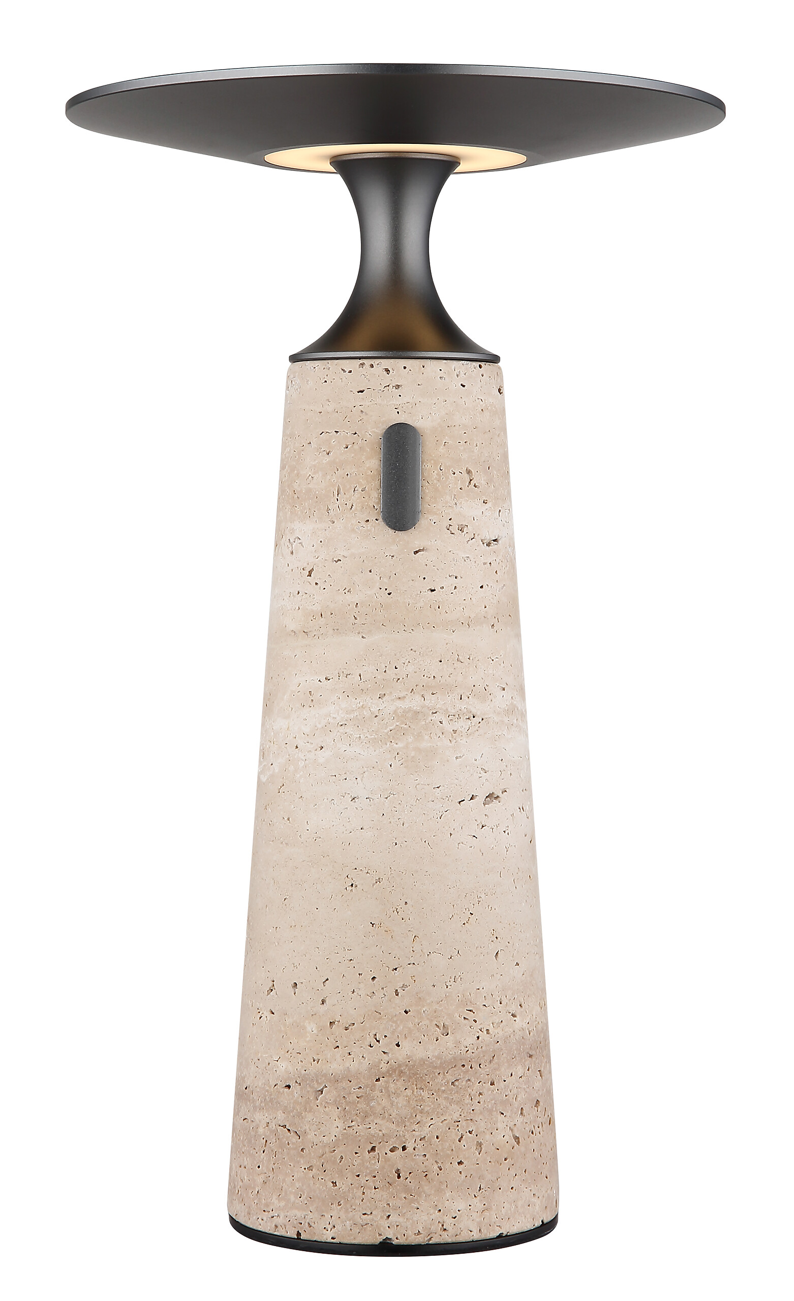 GLOBO Tischleuchte grau Graphit Opal Aluminium Stein H/D: ca. 33,6x20 cm 1 Brennstellen