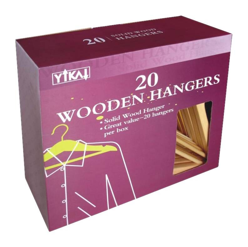 HI Kleiderbügelset natur Holz