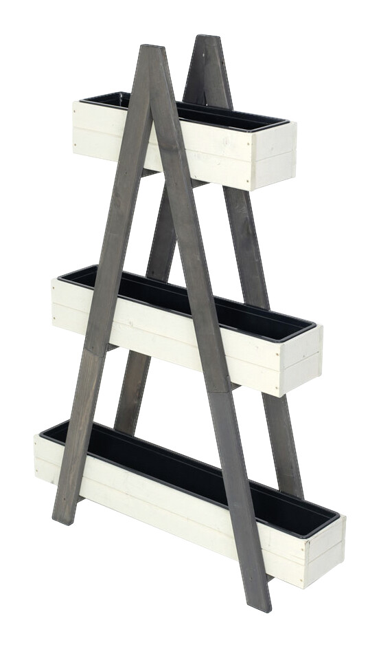 Westmann Hochbeet Ella grau Holz B/H/L: ca. 25x147x101 cm