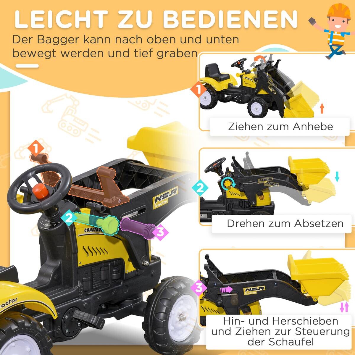 HOMCOM Kinder-Fahrzeug HOMCOM Kinder-Fahrzeug