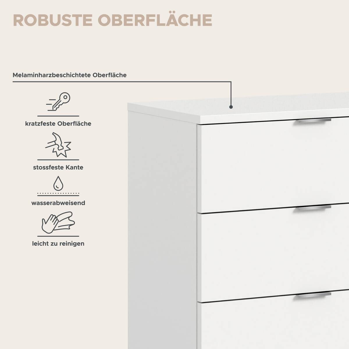 Garderobe Projekt X weiß weiß Hochglanz B/H/T: ca. 171x191x37 cm