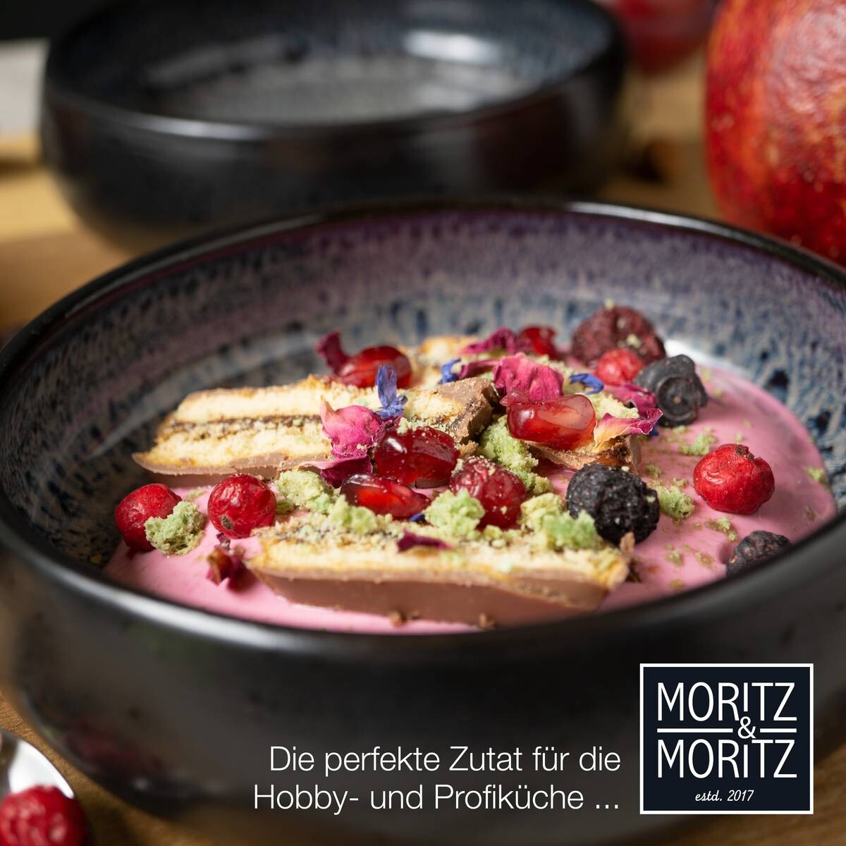 Moritz & Moritz Dessertschalen-Set grauschwarz Steinzeug H/D: ca. 5x19 cm