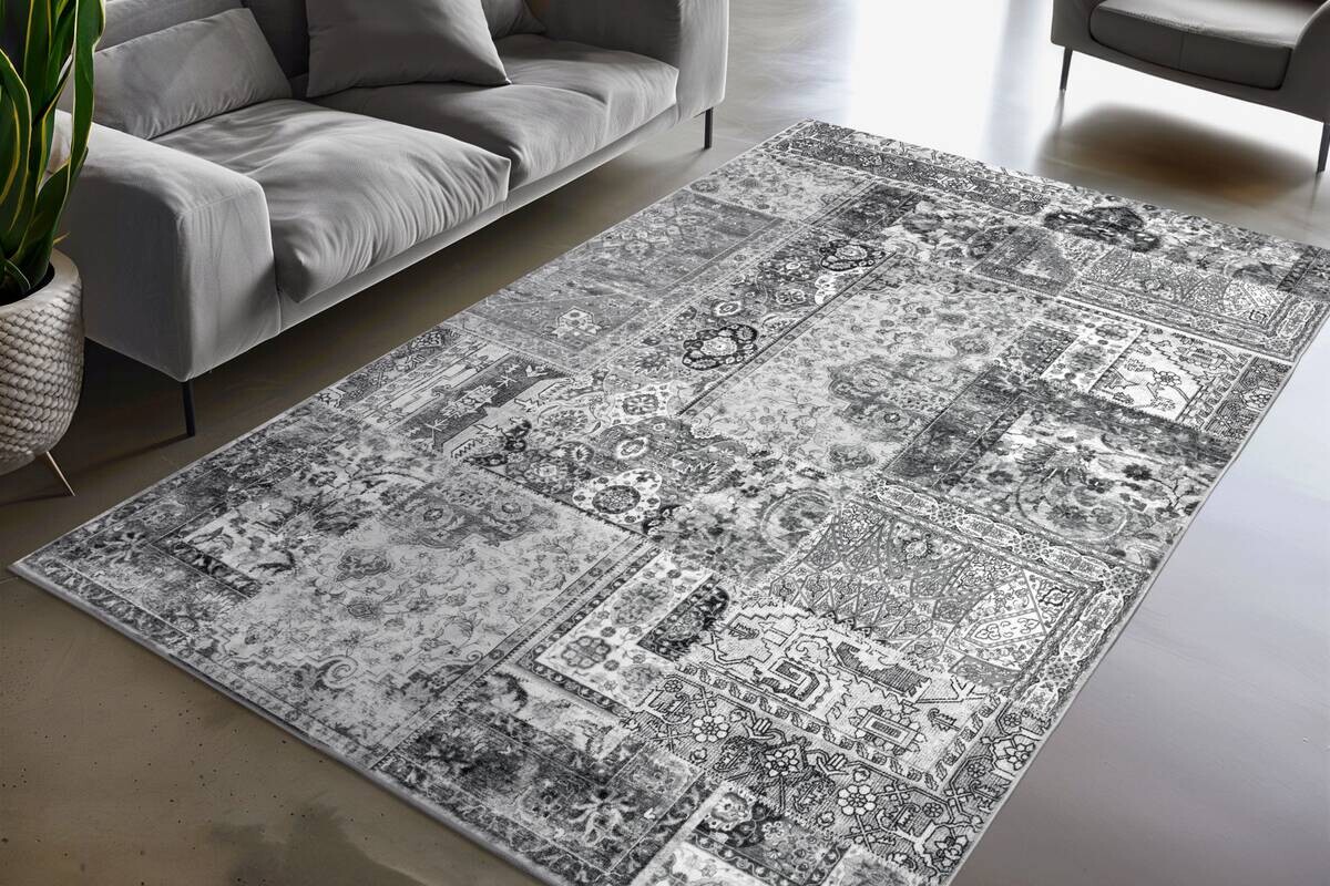 Obsession Teppich Avantgarde grau B/H/L: ca. 230x23x330 cm
