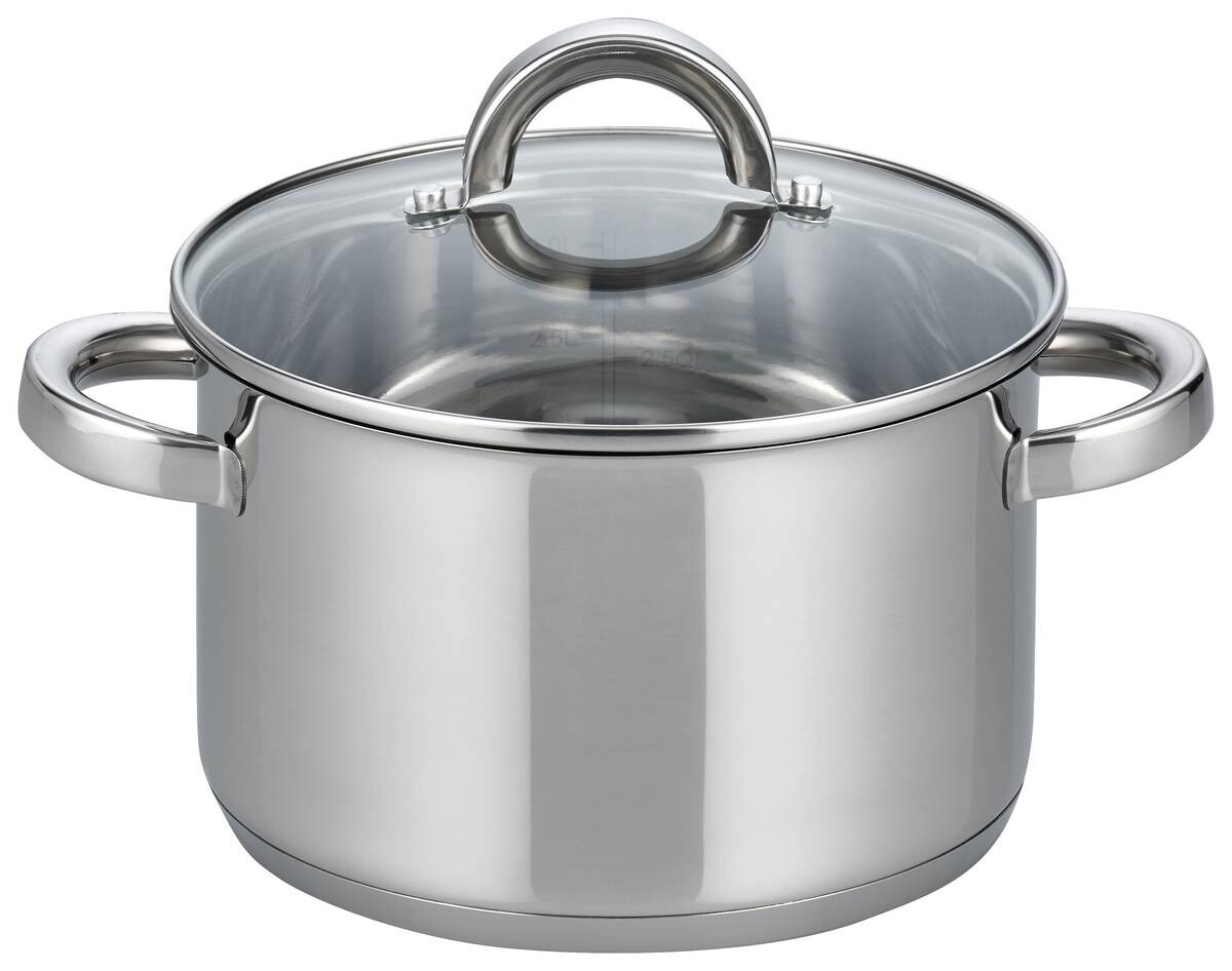 ELO Basic Fleischtopf silber Edelstahl D: ca. 24 cm