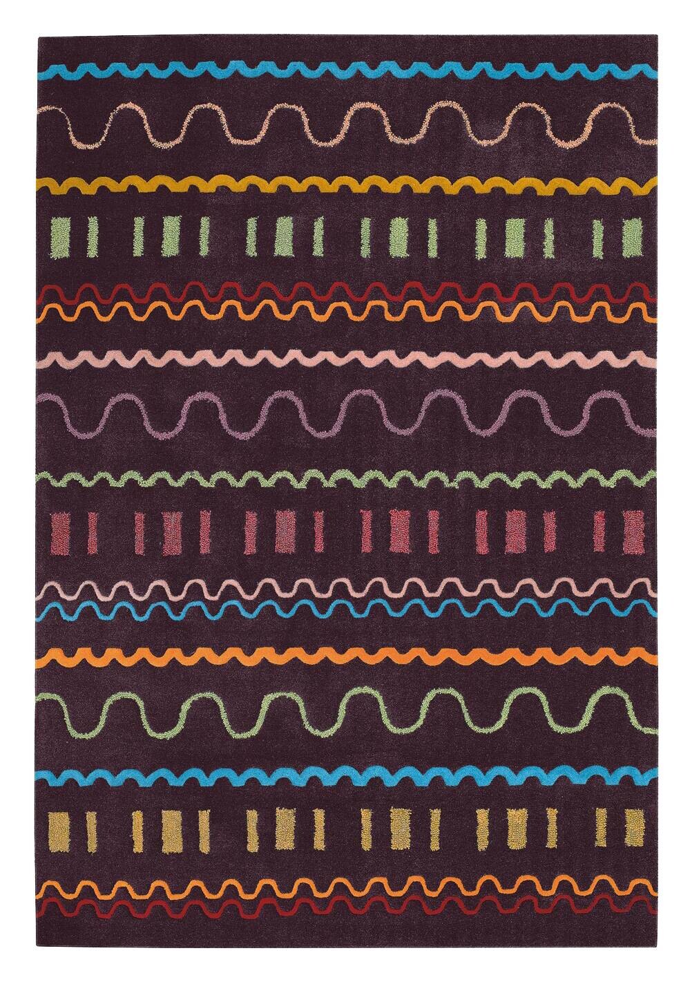 Arte Espina Kurzflorteppich Spirit 3085 violett B/L: ca. 140x200 cm