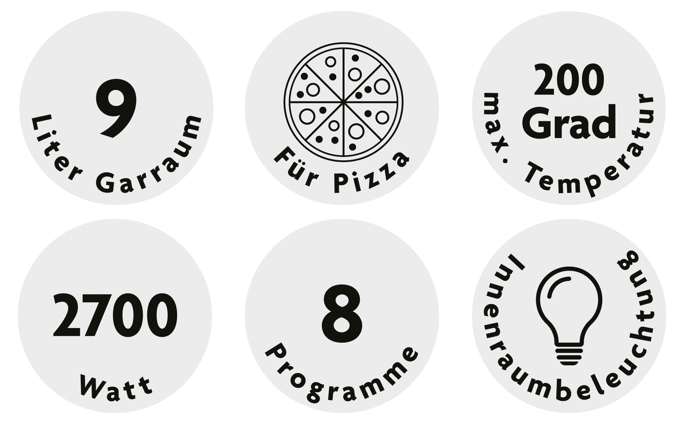 Rachs KOCHWERK Heißluftfritteuse 14349 schwarz Kunststoff B/H/L: ca. 37,5x38x30 cm ca. 9 l