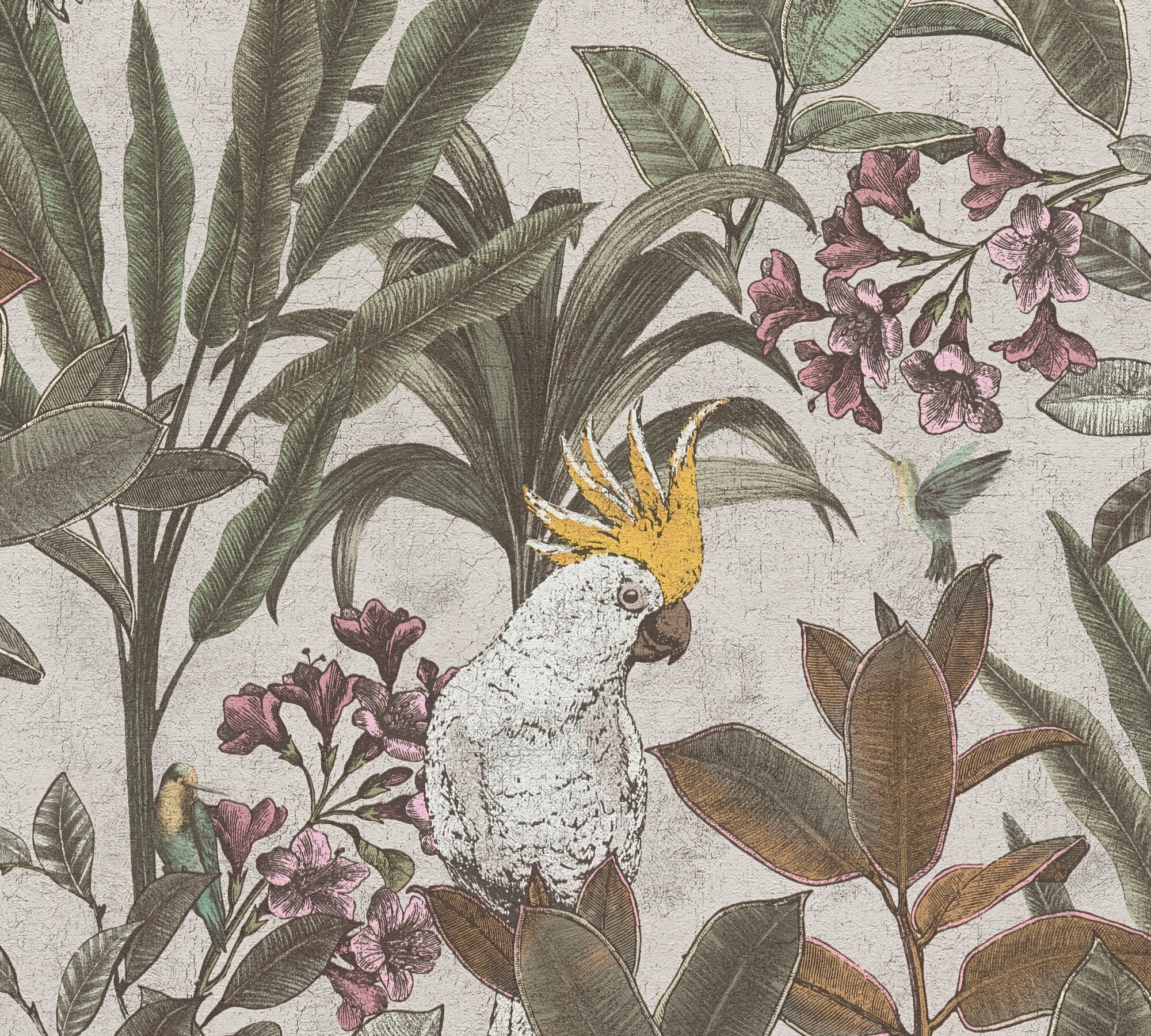 A.S.Creation Vliestapete creme rosa B/H/D: ca. 53x1005x8 cm