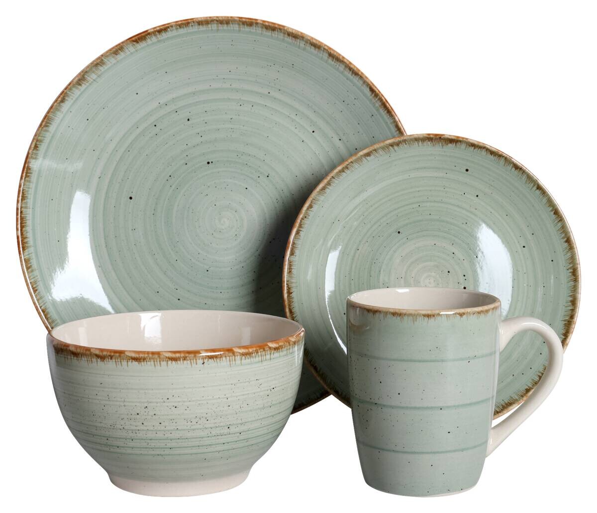 POCOline Kombiservice bunt Steingut 1 tlg.