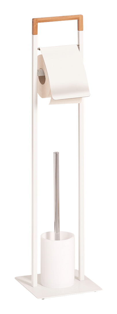 Zeller WC-Garnitur weiß Bambus