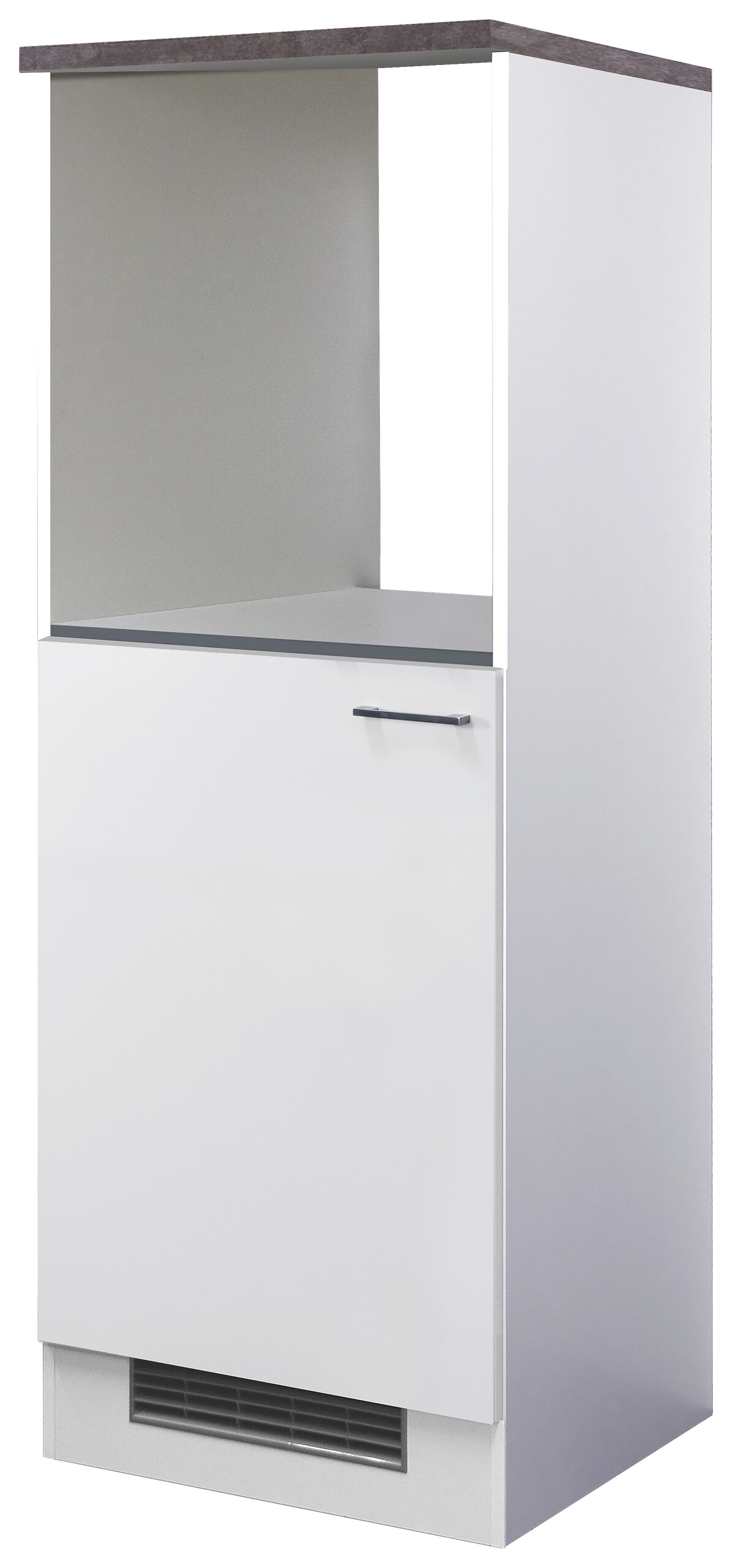 Kühlumbauschrank Lucca weiß matt B/H/T: ca. 60x168,5x60 cm