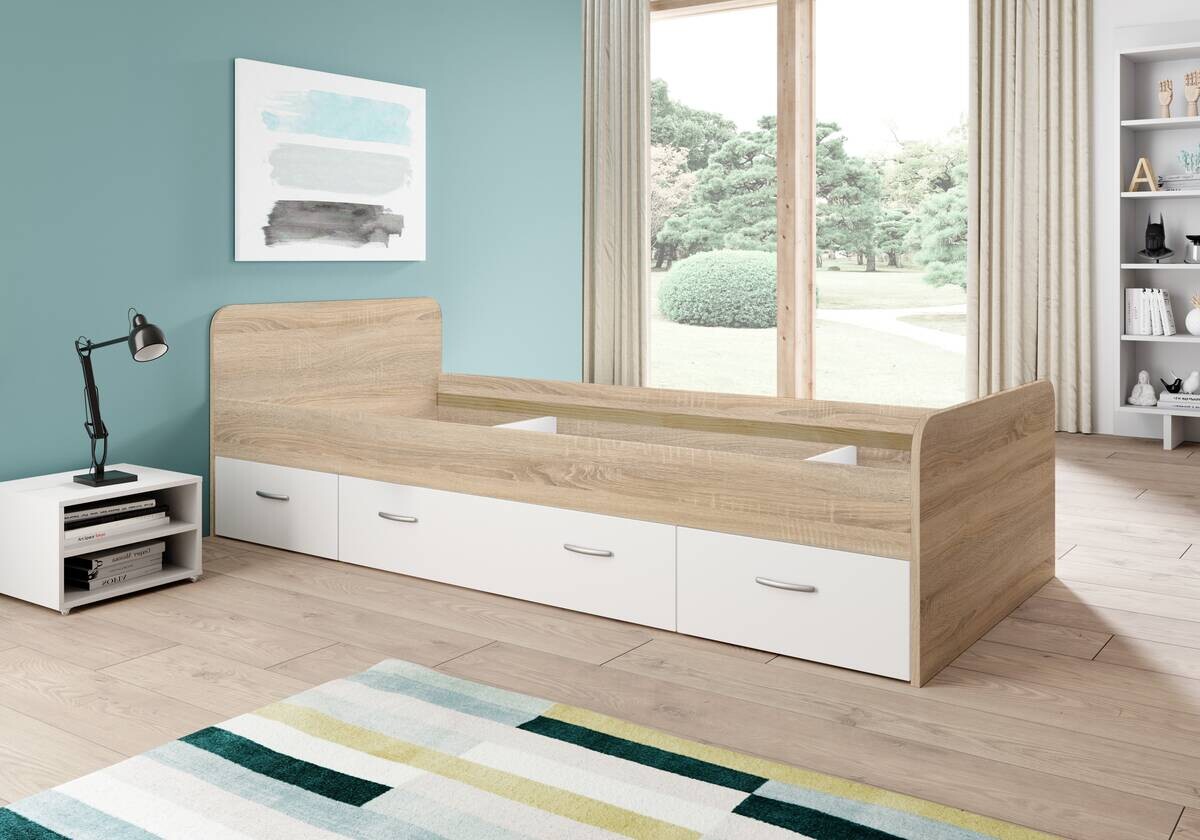 Jugendbett Eiche Sonoma Nachbildung