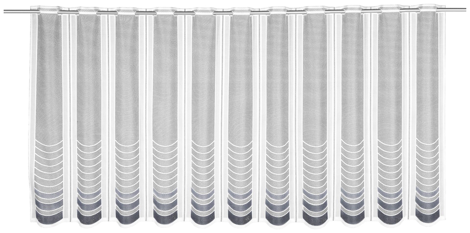 creative lifestyle Scheibengardine Noah grau B/L: ca. 145x75 cm