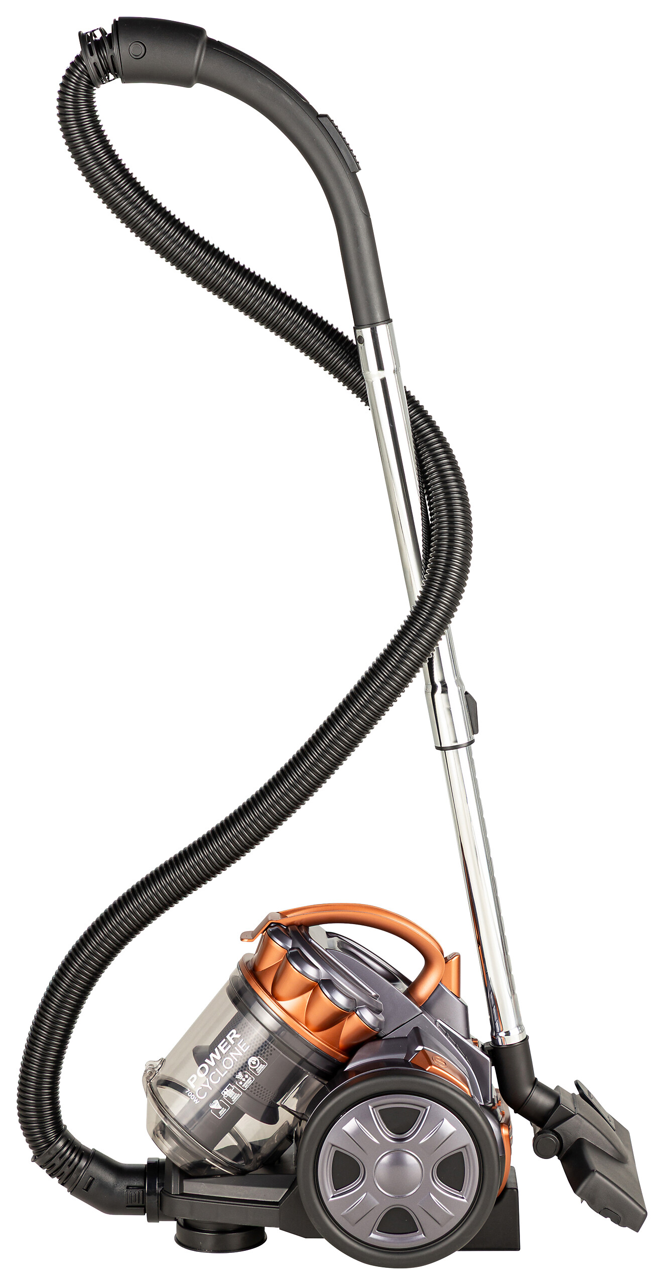 POCOline Bodenstaubsauger Kupfer grau Kunststoff Metall B/H/L: ca. 25x33,7x36,2 cm