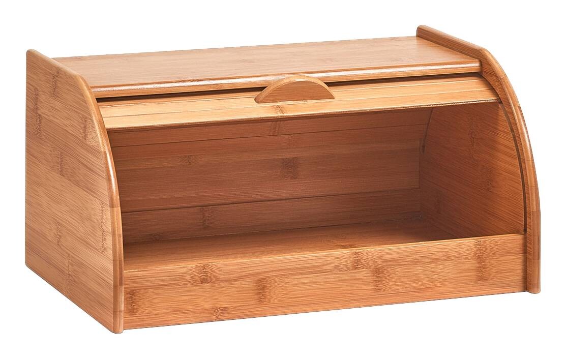 Zeller Rollbrotkasten natur Bambus B/H/L: ca. 26x20x40 cm