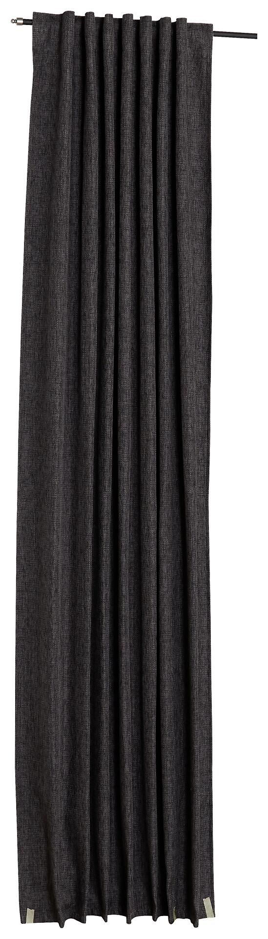 Verdunklungsvorhang Inci grau B/L: ca. 140x245 cm