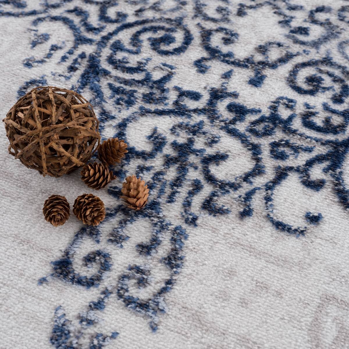 Sanat Teppich Evra hellgrau B/L: ca. 80x150 cm