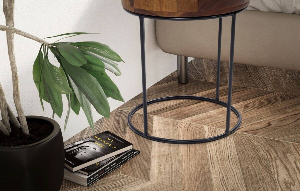 Nachtkonsole braun B/H/T: ca. 40x60x40 cm