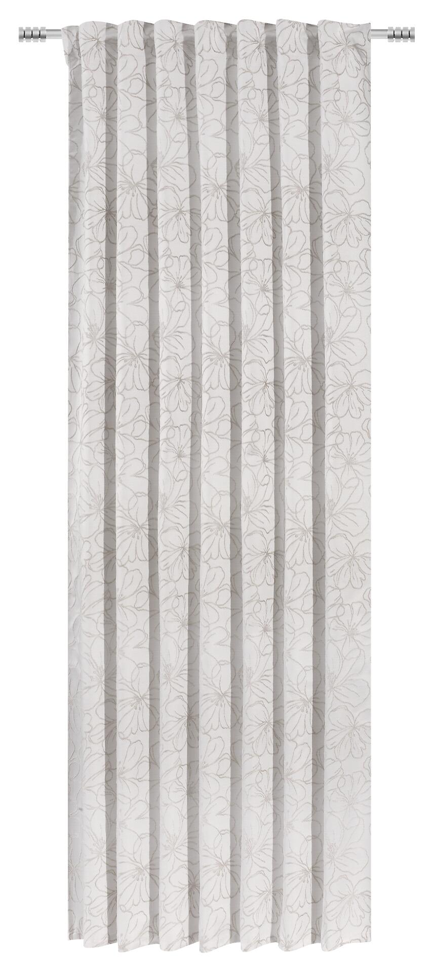 Kombivorhang Julia beige B/L: ca. 140x245 cm