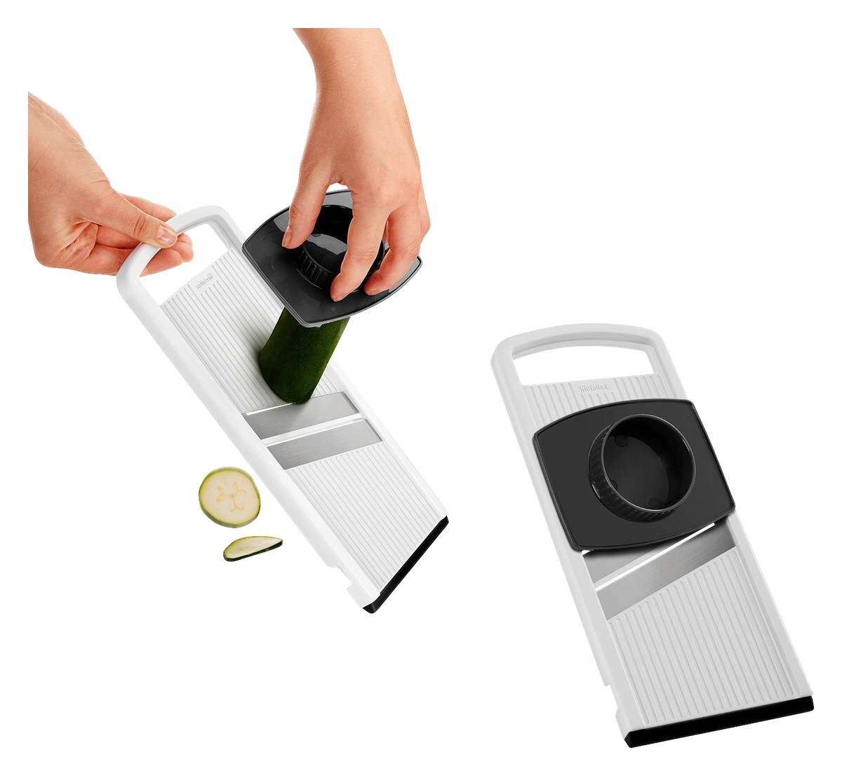 Metaltex Reibe silber Edelstahl B/H/L: ca. 3,8x28,2x12 cm