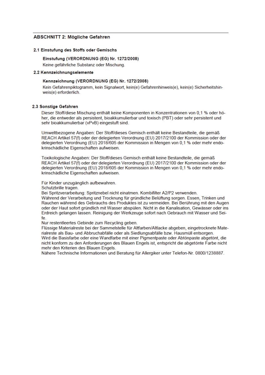 Alpina Raumfarbe SOS Innenfarbe weiß ca. 0,1 l