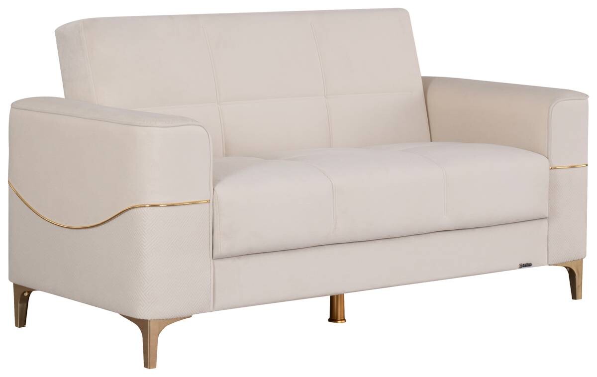 Sofa 3-2-1 Salda beige Microfaser