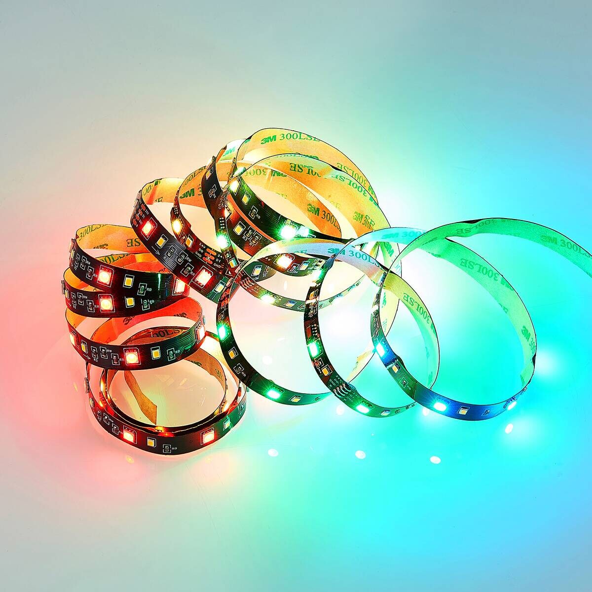 Lichtband Racer schwarz Kunststoff B/L: ca. 1x300 cm