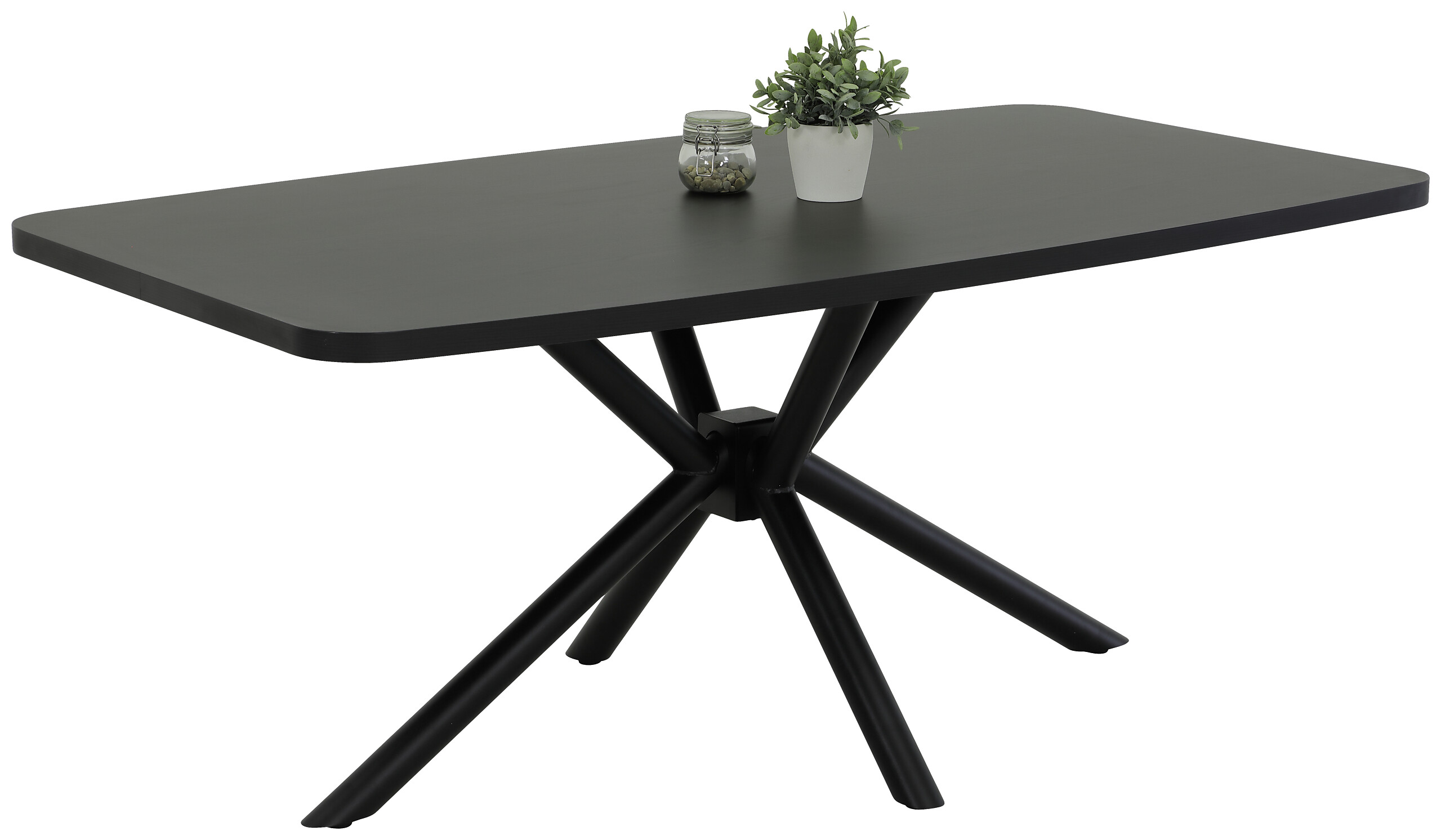 Esstisch Jana II schwarz B/H/T: ca. 180x76x100 cm