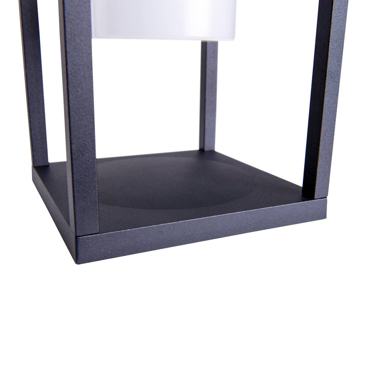 LED-Sockelleuchte 3180922 schwarz Aluminium Kunststoff B/H/L: ca. 14,5x28x14,5 cm