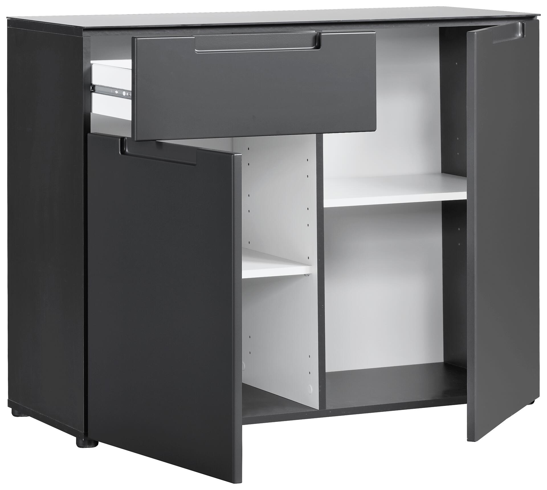 Kommode Mailand anthrazit B/H/T: ca. 97x79x40 cm