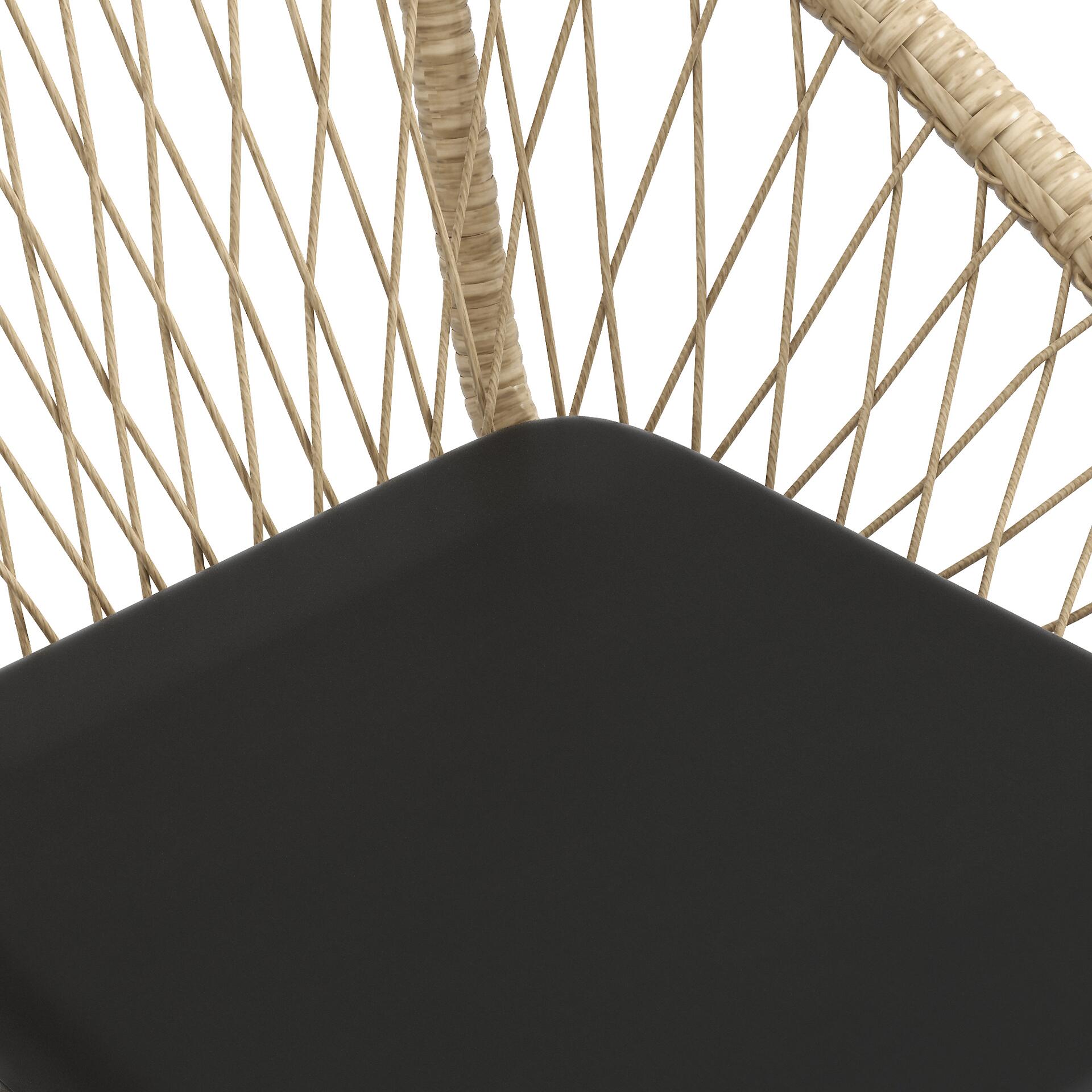 Outsunny Sitzgruppe gelb Polyester B/H/L: ca. 63x70x73 cm