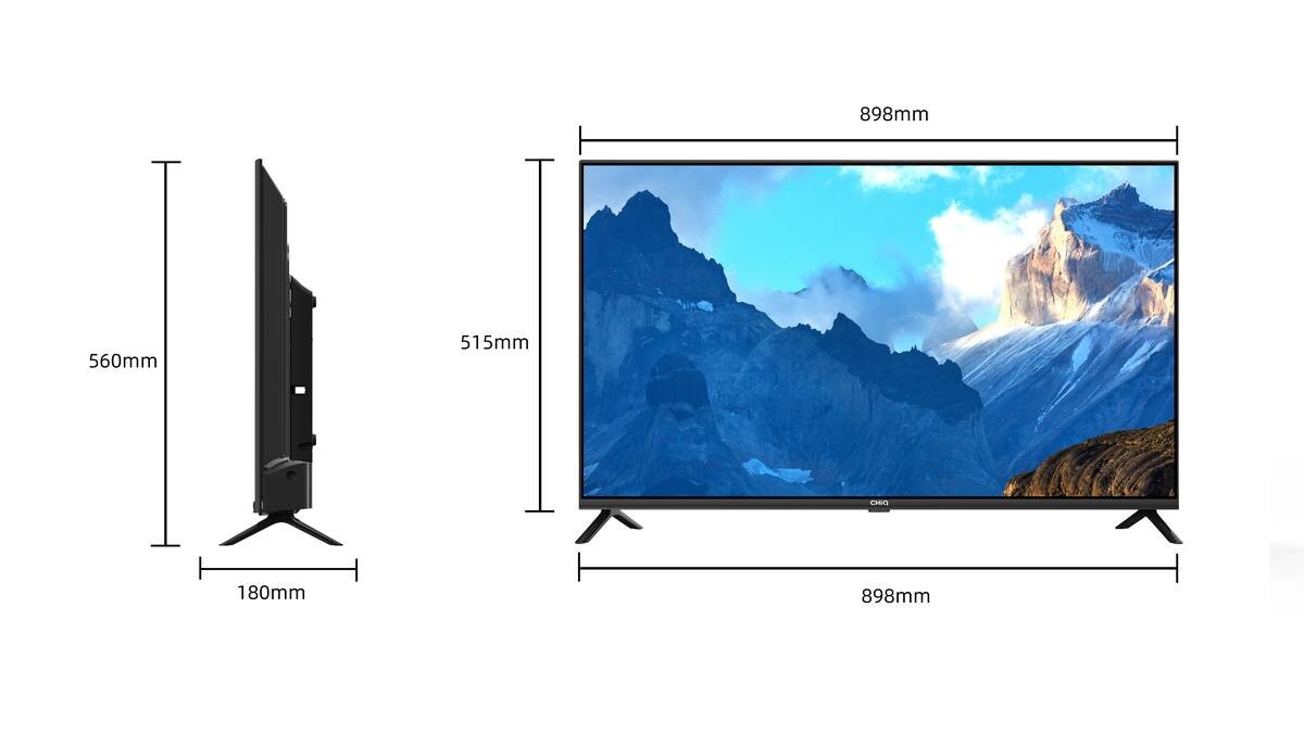 CHiQ QLED-Fernseher L40QG7L schwarz