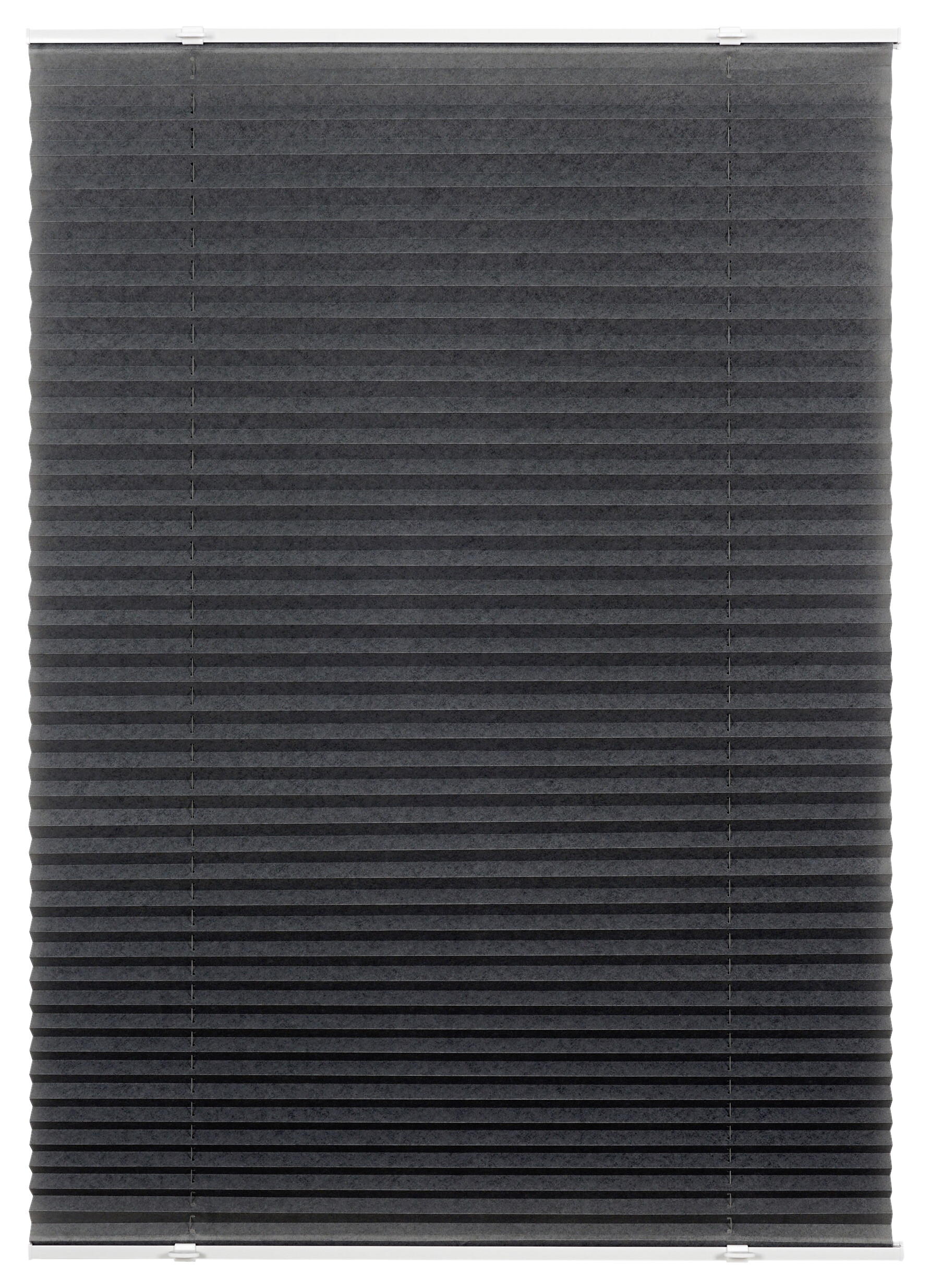 Klemmplissee hellgrau B/L: ca. 90x130 cm