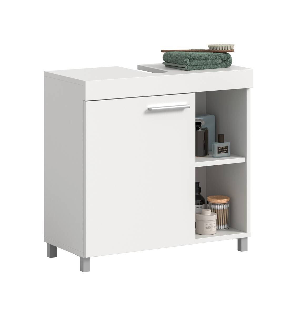 Waschbeckenunterschrank Noah weiß B/H/T: ca. 65x63x31 cm Waschbeckenunterschrank Noah weiß B/H/T: ca. 65x63x31 cm