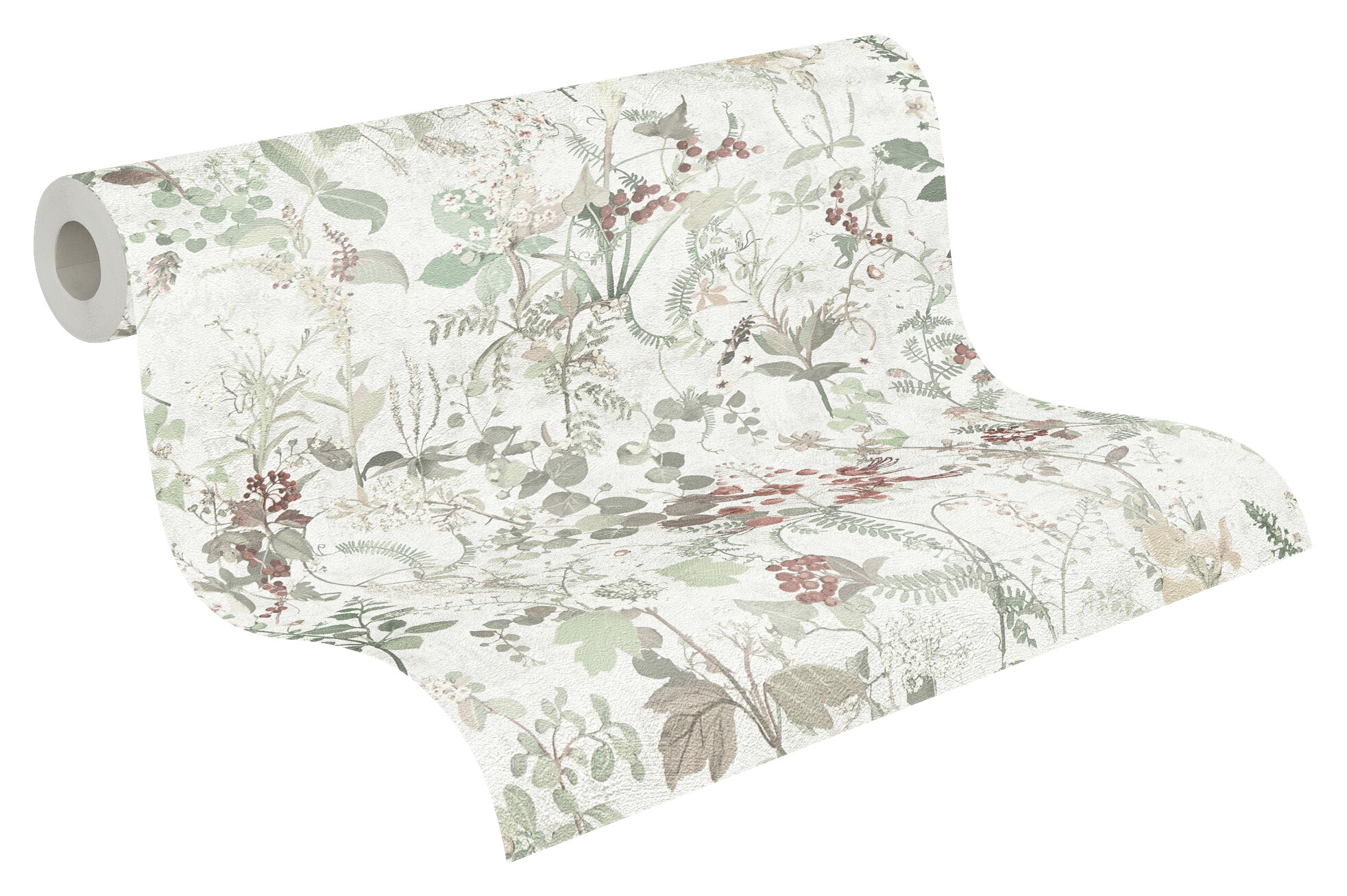 A.S.Creation Vliestapete rot weiß grün B/H/D: ca. 53x1005x9 cm