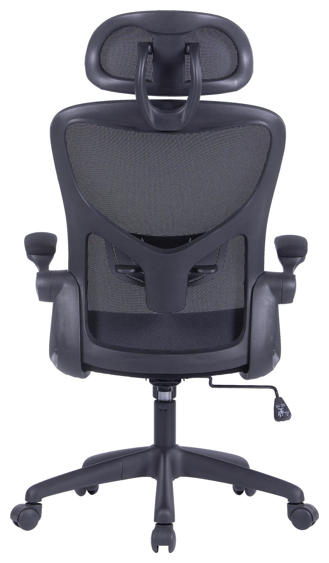 Chefsessel FLEX schwarz schwarz schwarz Webstoff Netzstoff Kunststoff