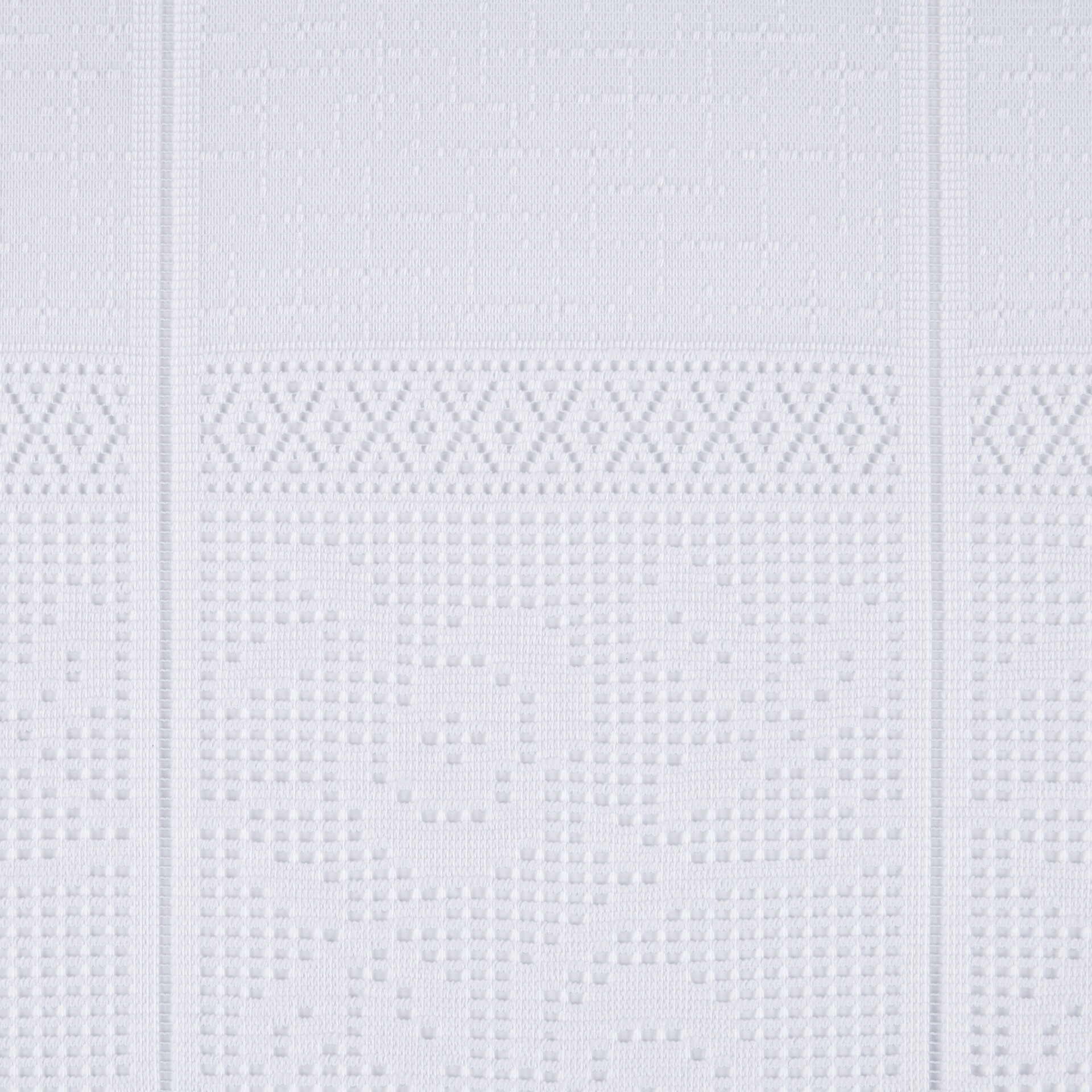 Scheibengardinen-Meterware weiß H: ca. 60 cm