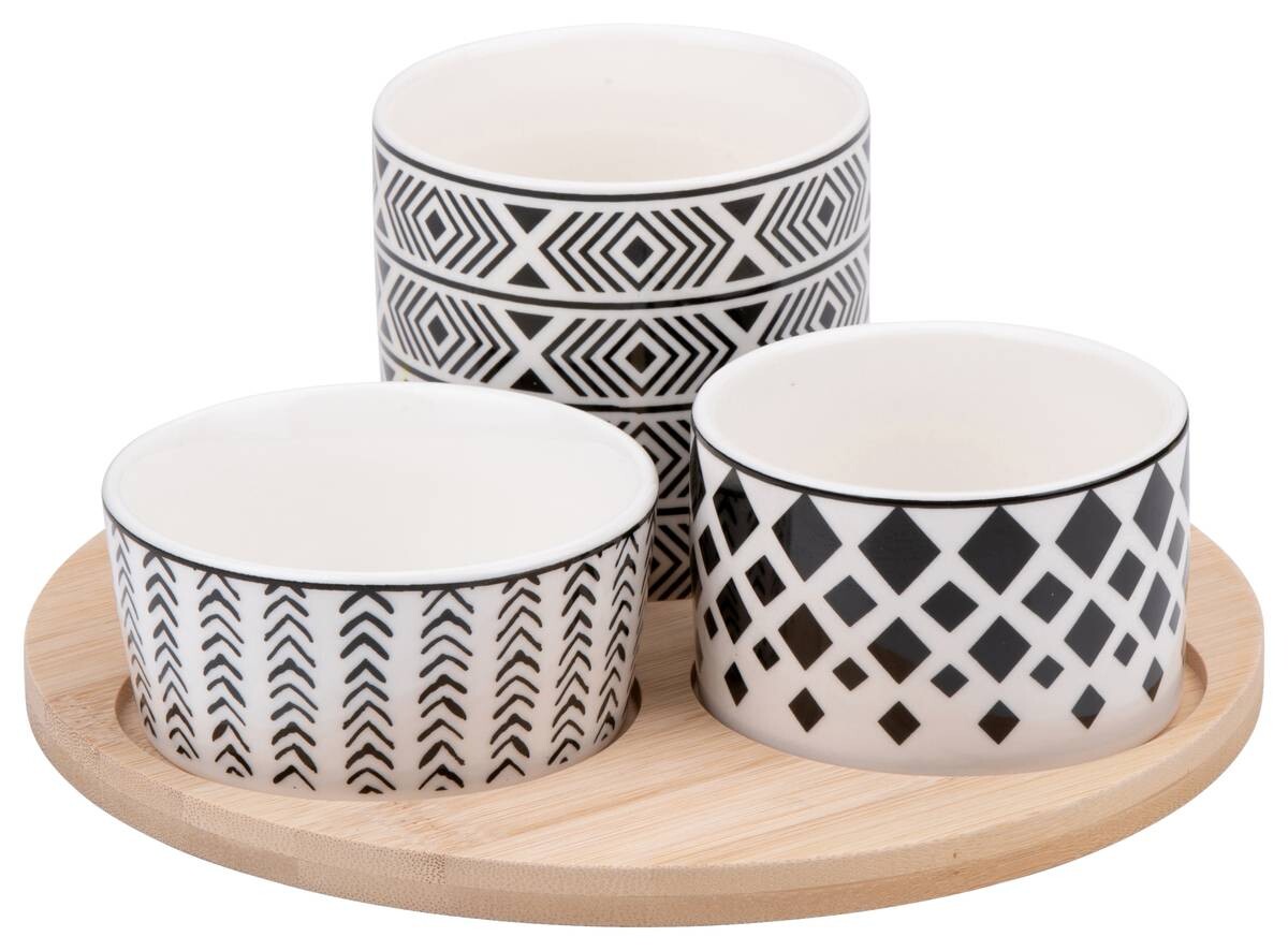 alpina Servierschalen schwarz Keramik