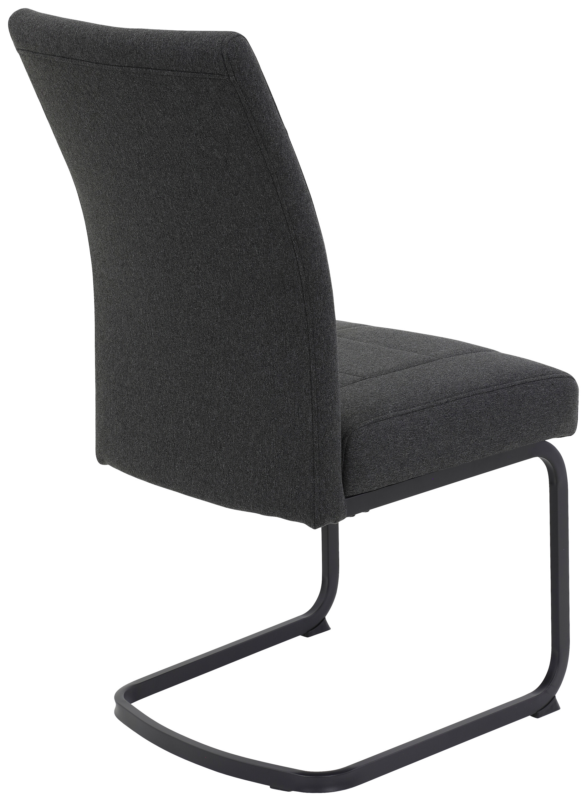 Schwingstuhl Brindisi, 4er-Set anthrazit Webstoff B/H/T: ca. 48x98,5x67 cm